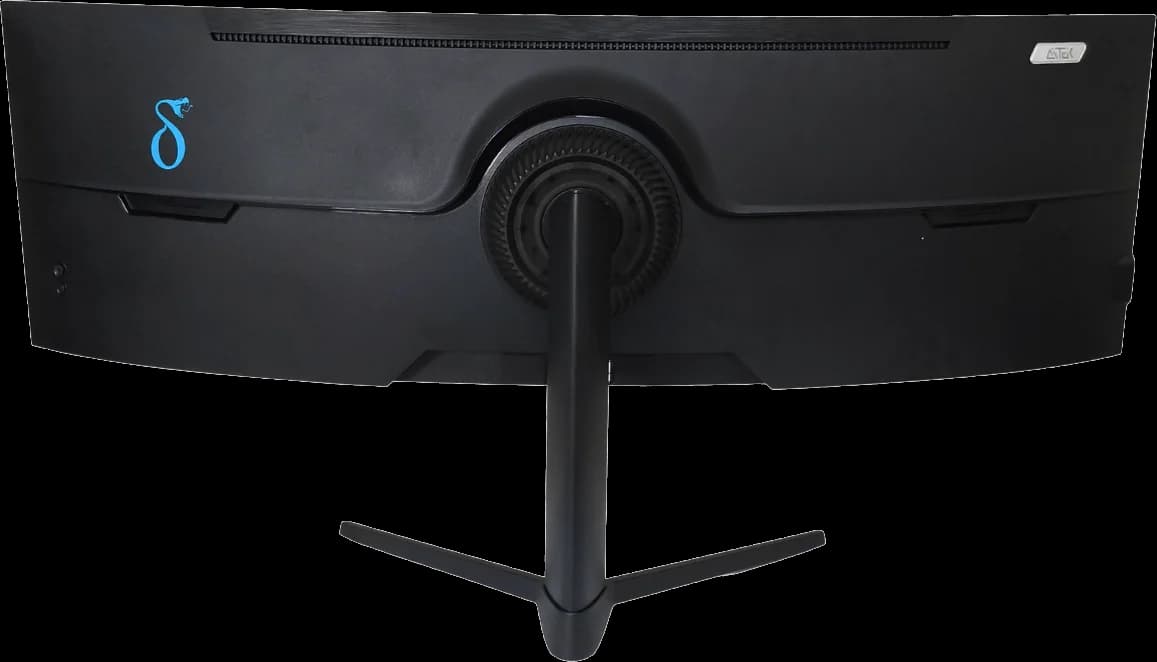 DELTA 49" Curvo: Traseira com encaixe VESA.